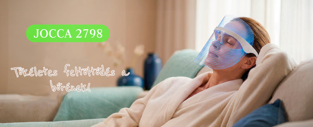 Jocca 2798 fényterápiás arcápoló maszk