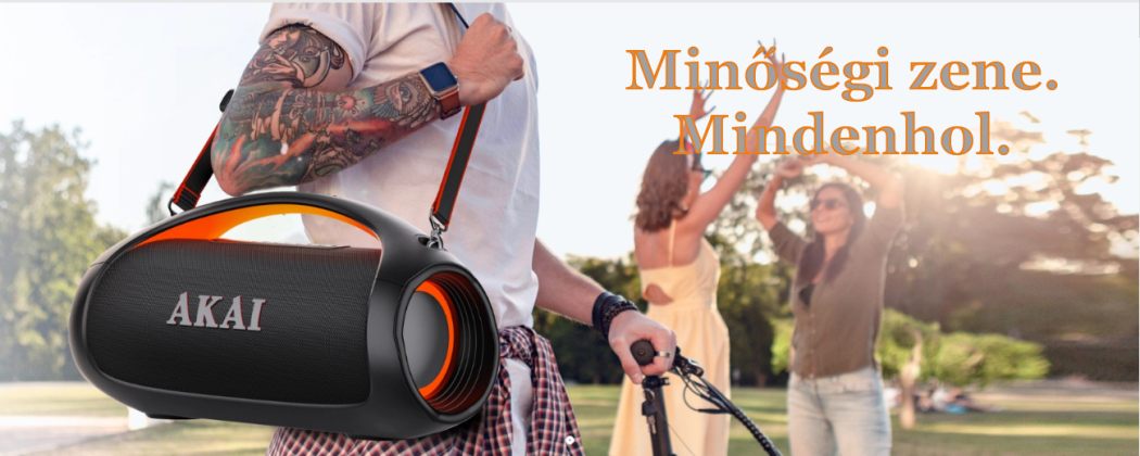 Minőségi zene. Mindenhol. Akai