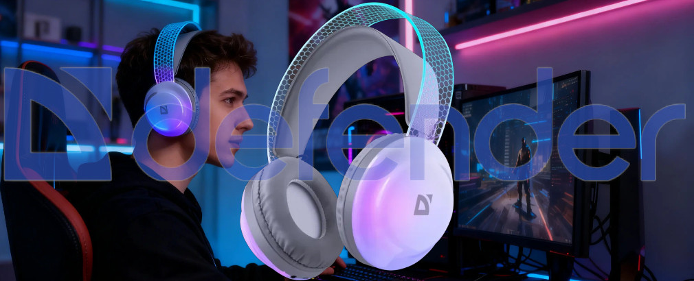 Defender B651 RGB bluetooth fejhallgató