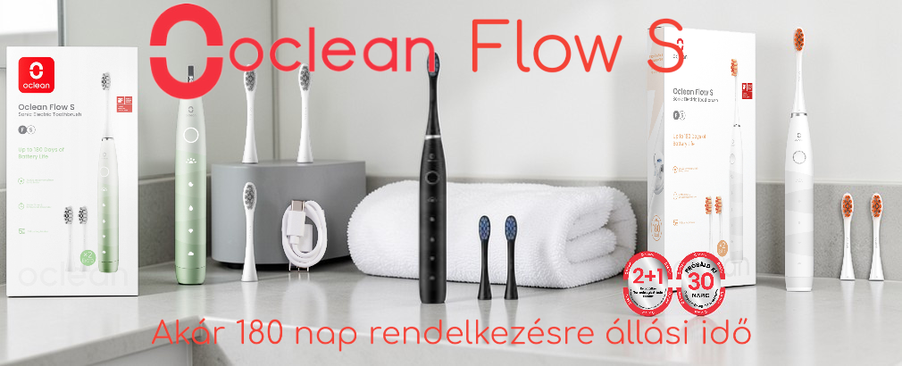 Oclean Flow S- hosszú rendelkezésre állási id
