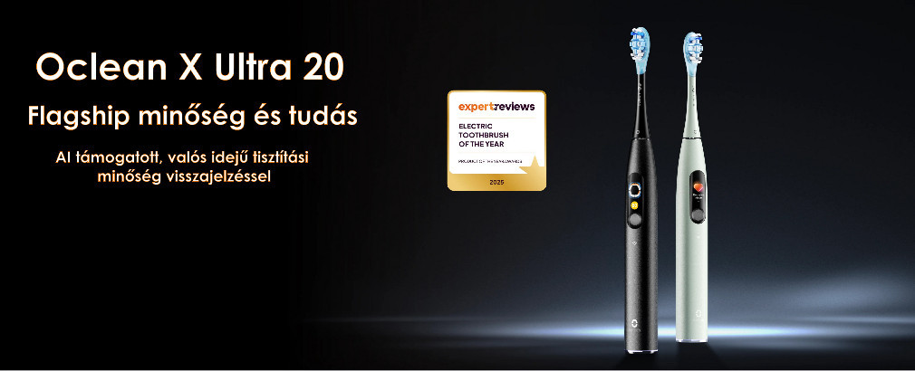 Oclean X Ultra 20 - a fogtisztítás magasfoka