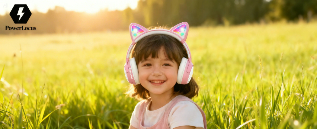 Powerlocus gyerekfejhallgató